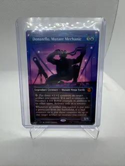 Donatello, Mutant Mechanic Borderless FOIL Teenage Mutant Ninja Turtles MTG MINT - Image 1