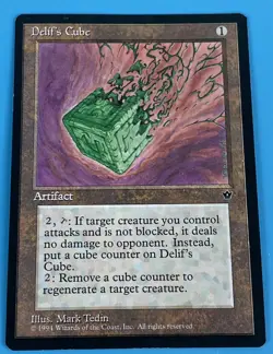 MTG Magic The Gathering Delif's Cube Fallen Empires NM Near Mint Artifact Rare - Image 1