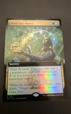 Mind into Matter (Extended Art) Secrets of Strixhaven Foil MTG - Image 1