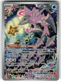 Veluza 192/182 Illustration Rare Paradox Rift Pokemon Near Mint - Image 1