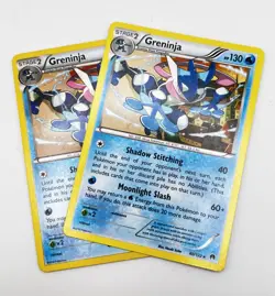 Greninja 40/122 RARE x2 Pokemon Card BREAKpoint 2016 2x LP - Image 1