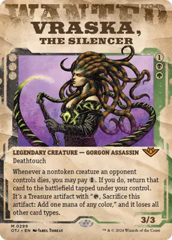 🧙Vraska The Silencer M 0299 OTJ Outlaws Of Thunder Junction MTG - Image 1