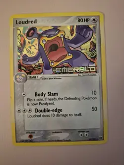 Loudred Holo Emerald STAMPED 35/106 Pokemon Card - Image 1
