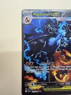Pokemon Mega Charizard X ex SIR 125/094 - Phantasmal Flames Excellent ENGLISH - Image 2