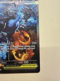 Pokemon Mega Charizard X ex SIR 125/094 - Phantasmal Flames Excellent ENGLISH - Image 5