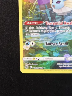 Vaporeon TG02/TG30 Full Art Rare Brilliant Stars Trainer Gallery Pokemon NM - Image 5