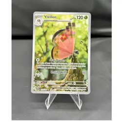 Pokemon tcg sv08 surging sparks Vivillon 193/191 illustration rare holo English - Image 1