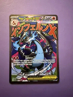 Pokemon TCG Mega Charizard X EX 023 Black Star UPC Promo Phantasmal Flames - Image 1