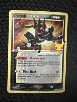 Pokemon TCG Greninja Star SWSH144 Celebrations Black Star Promo - Image 1