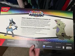 Pokemon Prismatic Evolution Lucario and Tyranitar Premium Collection Sealed - Image 2