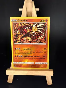 Groudon 81/168 Reverse Holo Pokemon Karte TCG aus Sturm am Firmament - Image 1