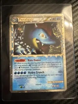 Pokemon Feraligatr Prime HGSS07 Holo Black Star Promo HGSS 2010 - Image 1