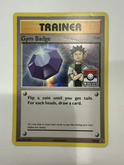 Gym Badge (Brock) - XY203 - 2017 League Exclusive NM, English Pokemon Evolutions - Image 2