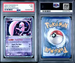 2006 Pokemon MEW EX #100/110 EX Holon Phantoms Ultra Rare English PSA 7 - Image 3
