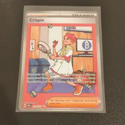 The Pokemon Company Crispin 171/131 Prismatic Evolutions Trainer Rare Holo - Image 1
