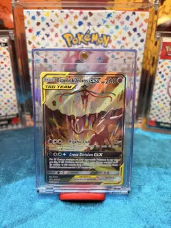 Pokemon TCG Espeon & Deoxys GX TAG TEAM Promo Holo SM240 Basic *LP-NM* - Image 1
