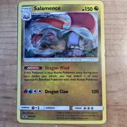 Pokemon Black Star Promo Salamence SM140 Holo Rare 2018 - MP/LPish - Image 1