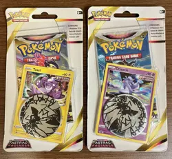 Pokemon TCG Astral Radiance Sealed Booster Packs + Promos - 2 Total New - Image 1