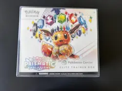 Pokemon TCG Prismatic Evolutions Pokemon Center Elite Trainer Box ETB Exclusive - Image 1