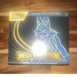 Pokemon TCG Mega Evolution Elite Trainer Box Promo Booster English 2023 Lucario - Image 1