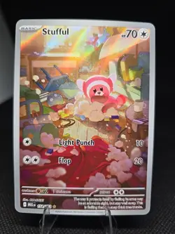 Pokemon Stufful 154/132 Me01: Mega Evolution Holo Illustration Rare Eng - Image 1
