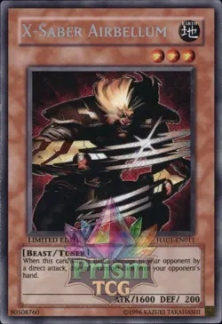 X-Saber Airbellum secret rare HA01-EN011 Yugioh - Image 1