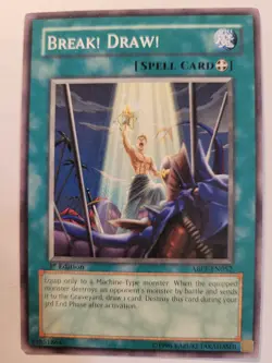Break! Draw! ABPF-EN052 1st Unlimited Yugioh NM - Image 1