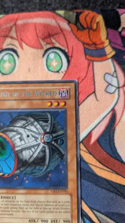 YuGiOh! | MISPRINT Wrong Name (Statue of the Wicked) | Cyber Jar Rare DB1-EN043 - Image 4