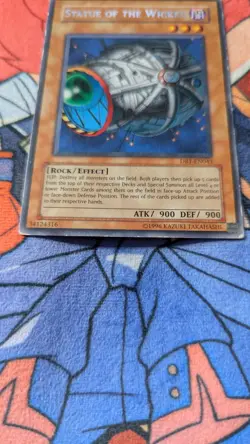 YuGiOh! | MISPRINT Wrong Name (Statue of the Wicked) | Cyber Jar Rare DB1-EN043 - Image 5