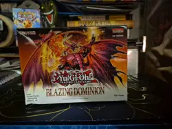 Yugioh Blazing Dominion Box English Sealed Presale (Dented Box) - Image 1
