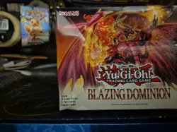 Yugioh Blazing Dominion Box English Sealed Presale (Dented Box) - Image 3
