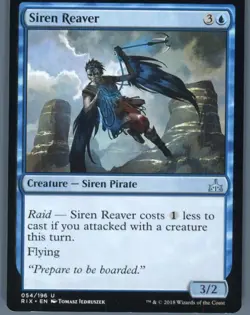 Magic the Gathering MTG Rivals of Ixalan Siren Reaver #54 Buy 2 Get 1 - Image 1