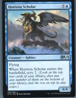 Magic the Gathering MTG Core Set 2019 Horizon Scholar #59 Buy 2 Get 1 - Image 1