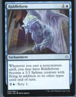 Magic the Gathering MTG Hour of Devastation Riddleform #43 Buy 2 Get 1 - Image 1