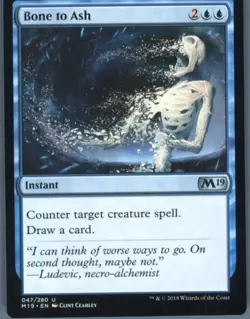 Magic the Gathering MTG Core Set 2019 Bone to Ash #47 Buy 2 Get 1 - Image 1