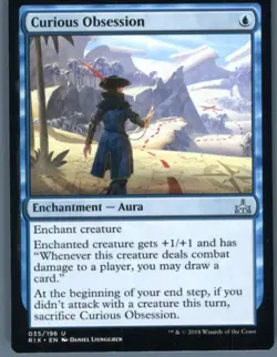 Magic the Gathering MTG Rivals of Ixalan Curious Obsession #35 Buy 2 Get 1 - Image 1