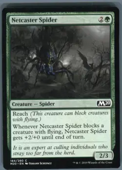 Magic the Gathering MTG Core Set 2020 Netcaster Spider #184 Buy 2 Get 1 - Image 1