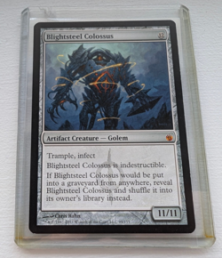 Blightsteel Colossus Mirrodin Besieged 2011 NM-LP MTG - Image 1
