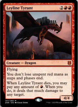 Leyline Tyrant 147 Mythic Zendikar Rising Magic: The Gathering Near Mint - Image 1