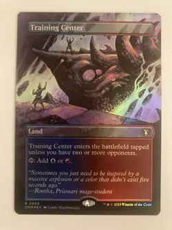 MTG Training Center (Borderless) Foil - Commander Masters (CMM) #665 - Image 1