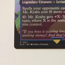 Mr. Krabs, Penny Pincher - Charix, the Raging Isle Secret Lair Drop Regular - Image 5