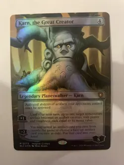 Karn, the Great Creator (Borderless) Commander: Bloomburrow Foil - Image 1