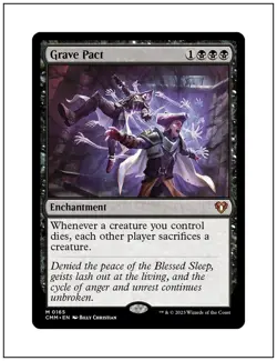 1x Grave Pact, Commander Masters, Magic the Gathering, MTG NM - Image 1
