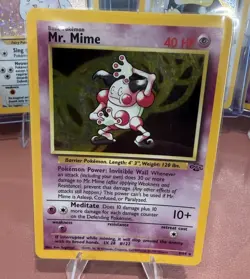 Pokemon TCG Mr. Mime Jungle 6/64 Holo Rare Unlimited Basic 40 HP EN - Image 1