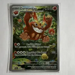 Pokemon TCG Darmanitan 098/086 Sv: Black Bolt Illustration Rare Holo 140 HP - Image 1