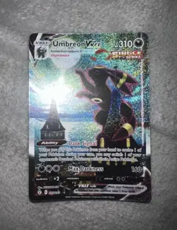 Pokemon Umbreon VMAX 215/203 Evolving Skies Ultra Rare Single Strike Holo 310 HP - Image 1