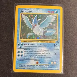 Articuno 02/62 - Fossil Pokemon TCG Unlimited Holo MP - Image 1