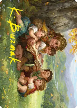 MTG Samwise Gamgee Art Card (19/81) (Gold-Stamped Signature) [The Lord of the Ri - Image 1