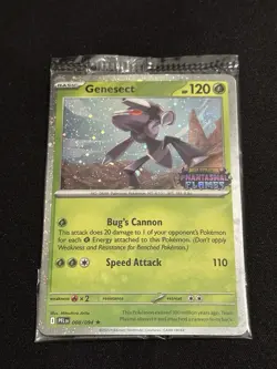 Pokemon TCG - Genesect 008/094 - Mega Evolution Stamped Promo - Sealed Near Mint - Image 4