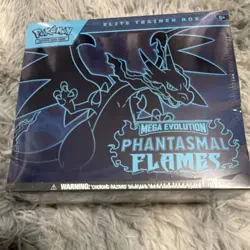 Pokemon TCG Mega Evolution Phantasmal Flames Elite Trainer Box Promo - Image 1